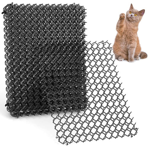 10Pcs Cat Spike Mat with Spikes 15.8x11.8in Cat Repellent Mats Spike Deterrent Stopper Mat for Pet Cats Dogs 13x1ft Area by VYSN