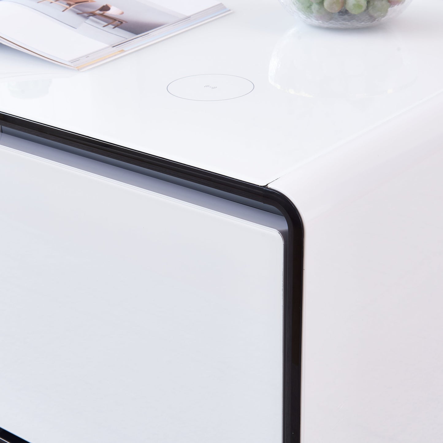 Multifunctional Smart Coffee Table with Fridge by Blak Hom