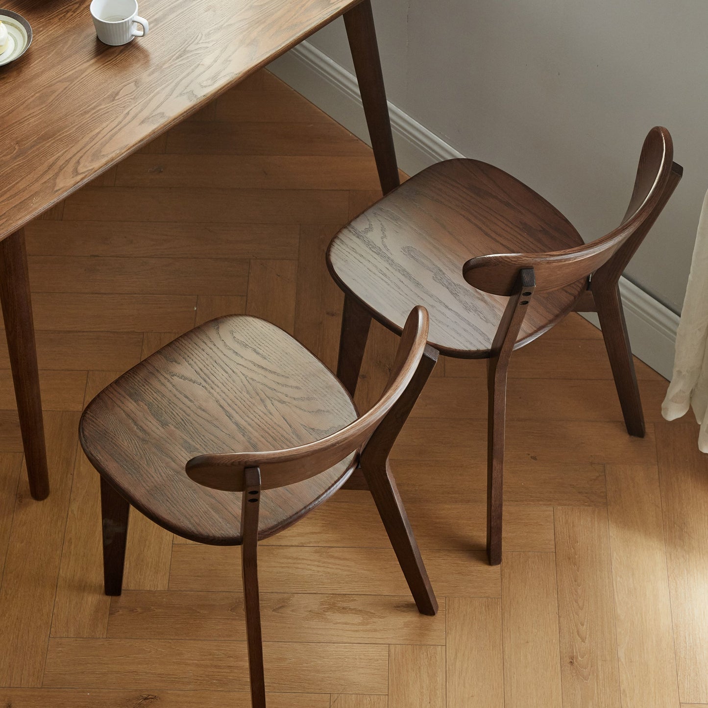 Oak Natural Wood Dining chair by Blak Hom