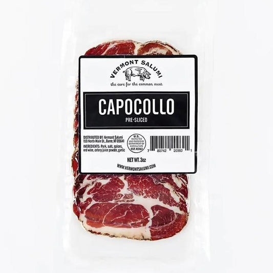 Vermont Salumi - Pre-Sliced Capocollo (3OZ) by The Epicurean Trader