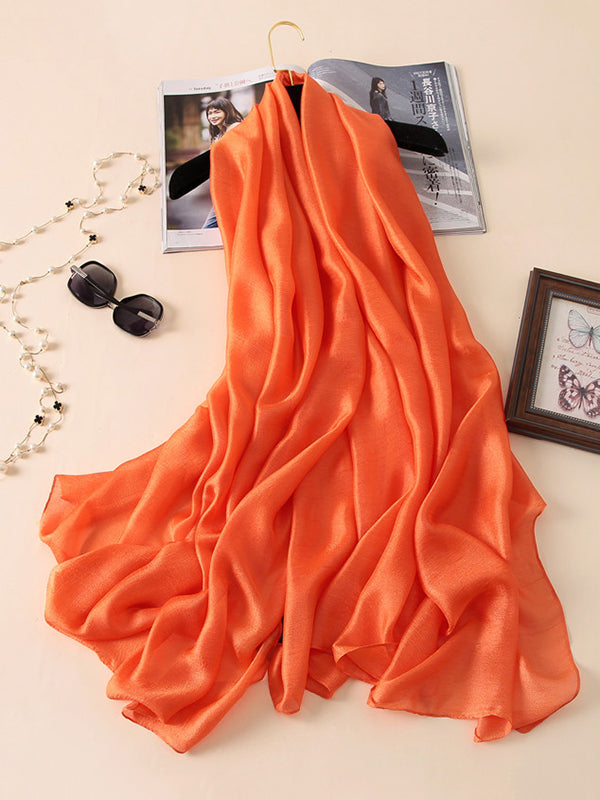 Wrap Keep Warm Solid Color Sun Protection Scarf by migunica