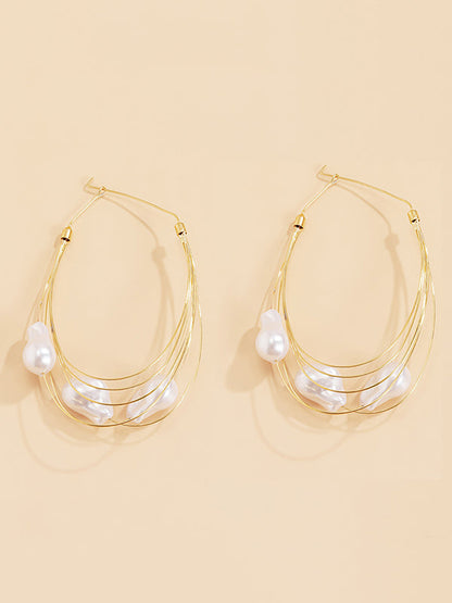 Normcore Tasseled Pearl Ear-Ring by migunica