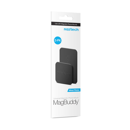 Naztech MagBuddy Universal Metal Plates Black (13626-HYP) by Jupiter Gear Home