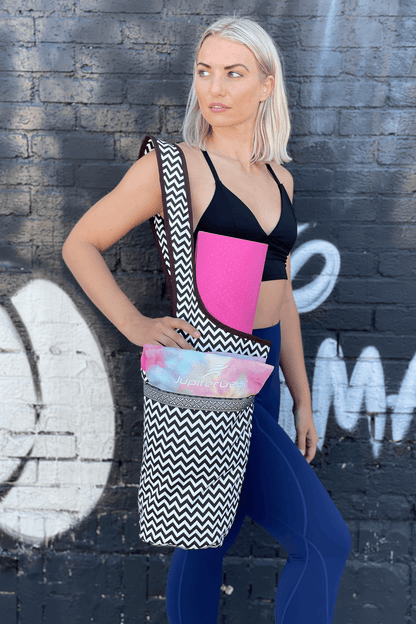 Yoga Mat Carrying Tote Bag with Large Pockets by Jupiter Gear