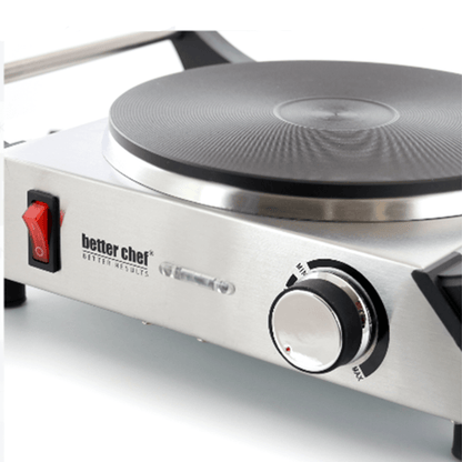 Better Chef Stainless Steel Electric Solid Element Countertop Single Burner by Jupiter Gear Home