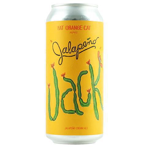 Fat Orange Cat Brew Co. - 'Jalapeno Jack Hot' Jalapeno Ale (16OZ) by The Epicurean Trader