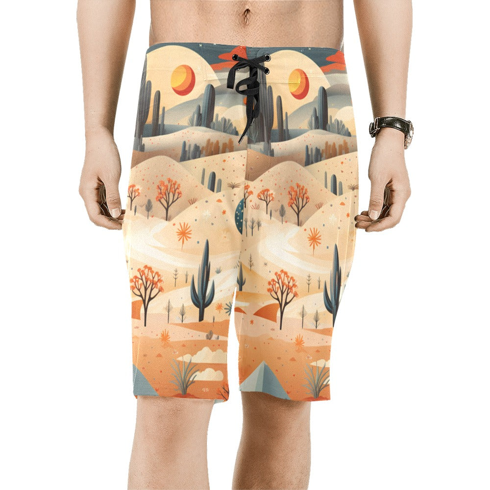 Southwestern Desert Men's Beach Board Shorts by Baha Ranch Western Wear