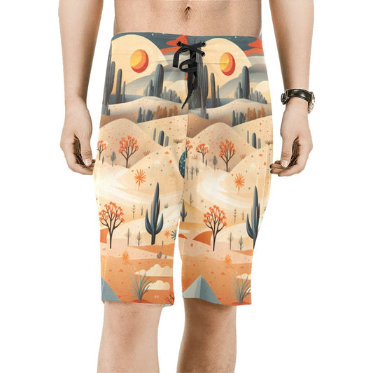 Southwestern Desert Men's Beach Board Shorts by Baha Ranch Western Wear