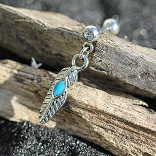 Tribal Feather Cartilage Earring by Fashion Hut Jewelry