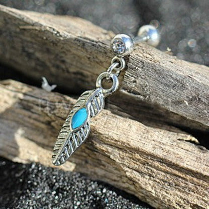 Tribal Feather Cartilage Earring by Fashion Hut Jewelry