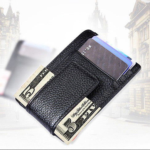 Money Clip with RFID Safe Wallet by VistaShops