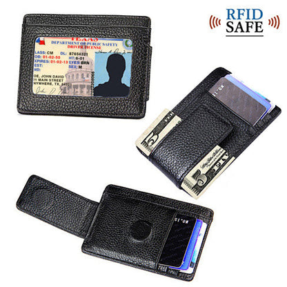 Money Clip with RFID Safe Wallet by VistaShops