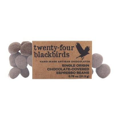 Twenty-Four Blackbirds - Single-Origin Chocolate-Covered Espresso Beans (0.75OZ | 75%) by The Epicurean Trader