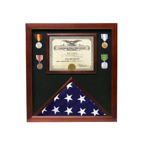 Veterans Made Flag Document Case American Flags - Fit 4ft x 6 ft Flag. by The Military Gift Store