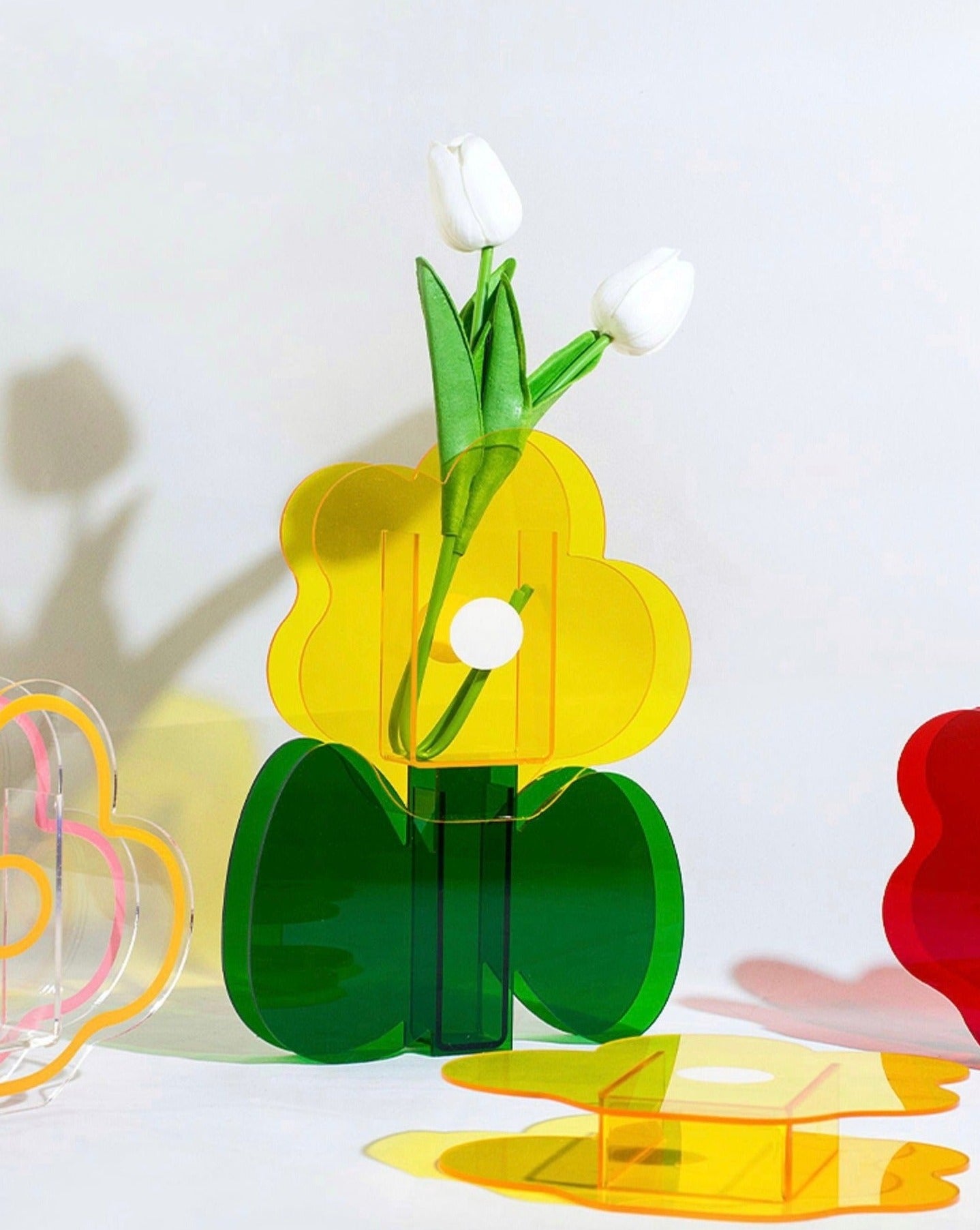 Creative Acrylic Decorative Flower Vase | Modern Home Decor by INSPECIAL HOME