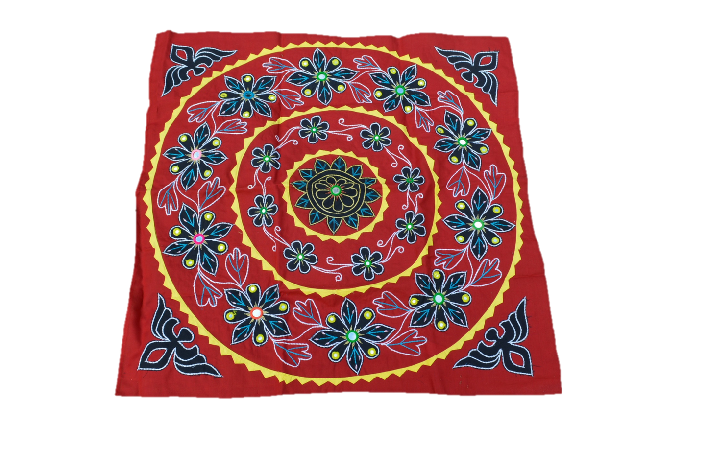 OMSutra Mandala Applique Boho Tapestry for Wall Decor by OMSutra