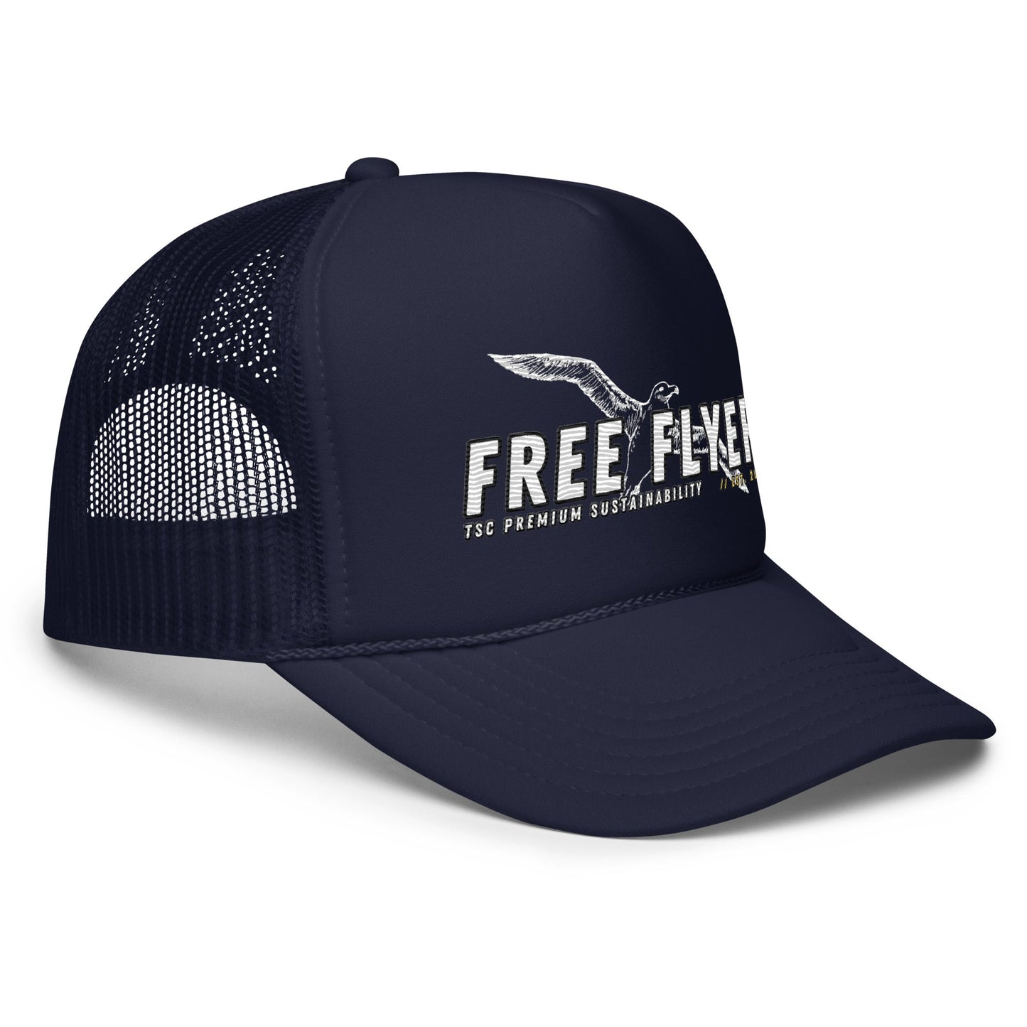 TSC Free Flyer Foam Trucker Hat by Tropical Seas Clothing