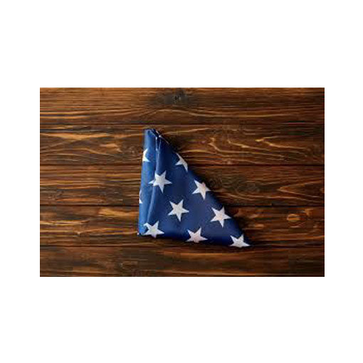 Pre-Folded American Flags - Made in USA - American made flags and hand folded by veterans. by The Military Gift Store