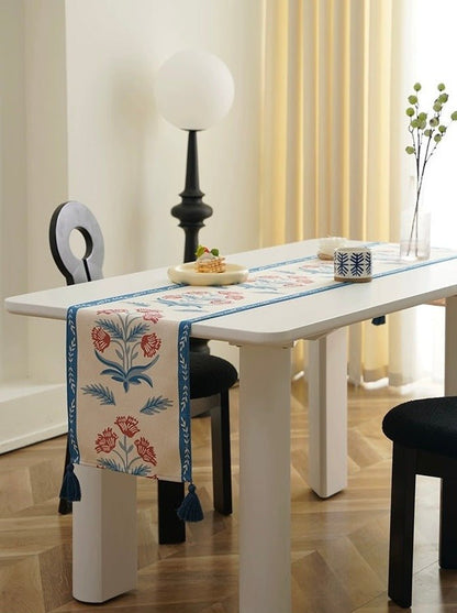 French Style Floral Table Runner by INSPECIAL HOME