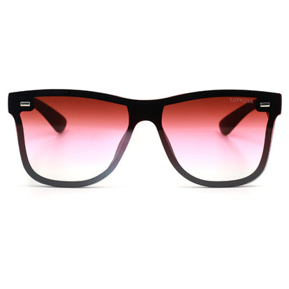 Future Wife - Burgundy Square Wayfarer Sunglasses by TopFoxx