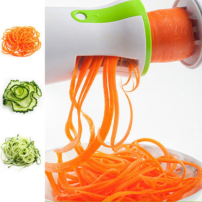 Salad Lover's Spiral Slicer 2 Blades Handheld And Compact by VistaShops