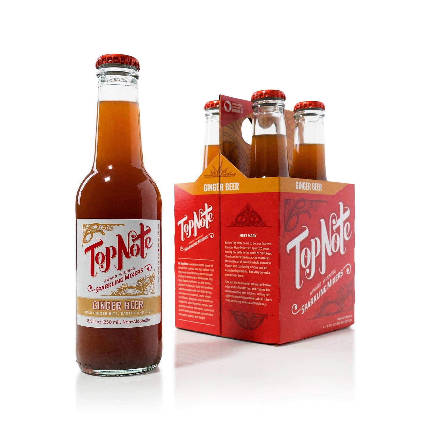 16 Pack Date Sugar Ginger Beer, 92 Points! by Top Note Tonic Store