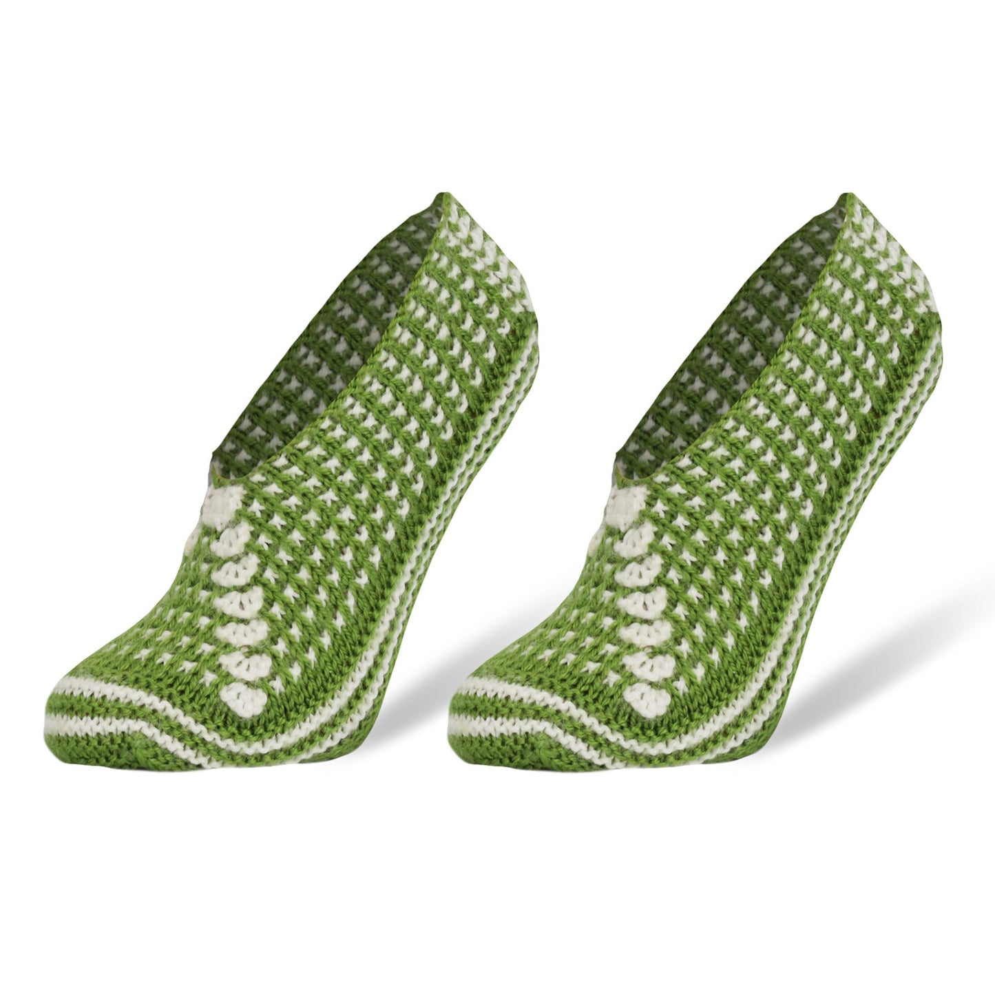 Crochet Hand Knit Slippers for Women Socks 1 Pair Shoe Size 5-7 by Mars Outlet Store LLC