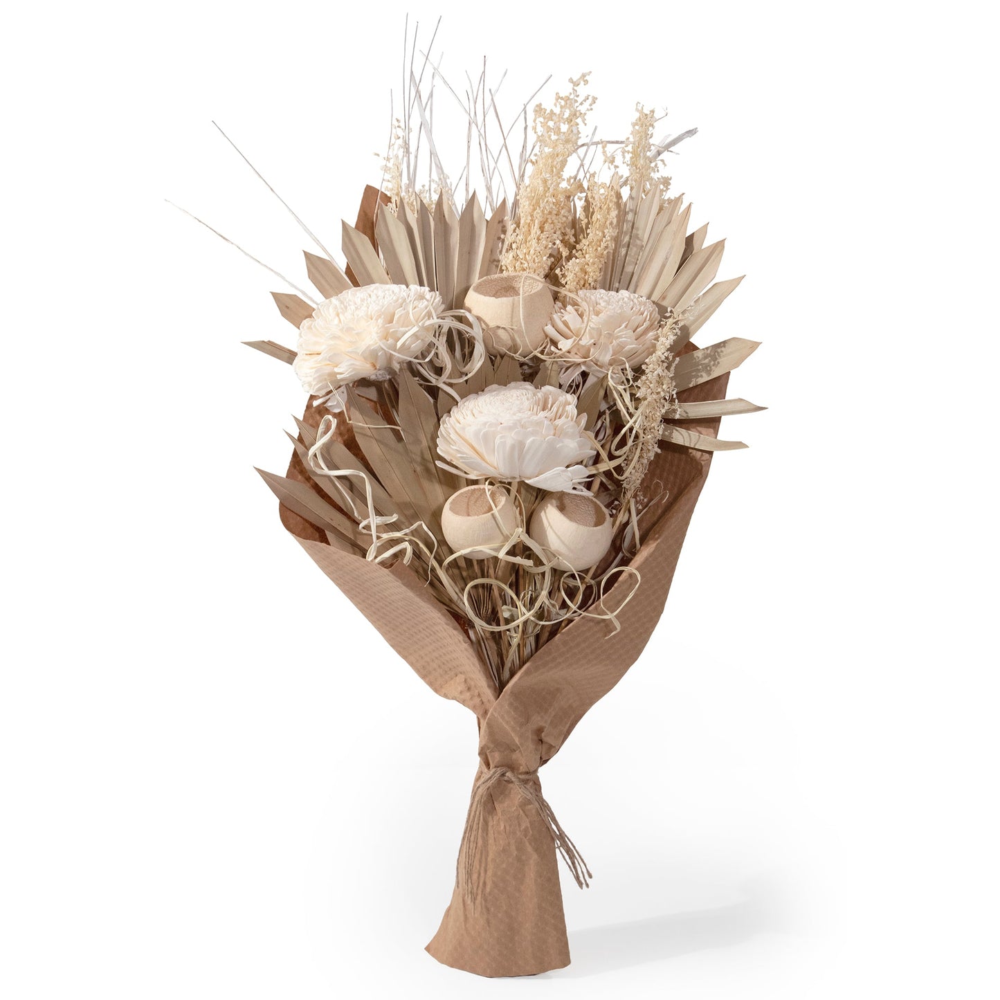 Sola Flower and Natural Palm Bouquet by Andaluca Home