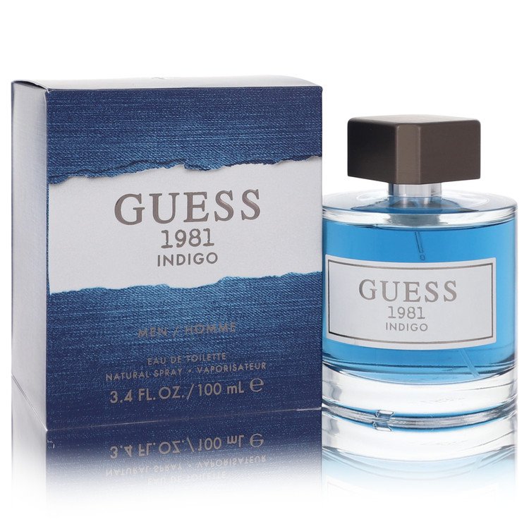 Guess 1981 Indigo by Guess Eau De Toilette Spray 3.4 oz for Men by Avera Group