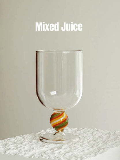 Gumballs Wine Glass - Eclectic Whimsical Coloured Cocktail Glasses by INSPECIAL HOME