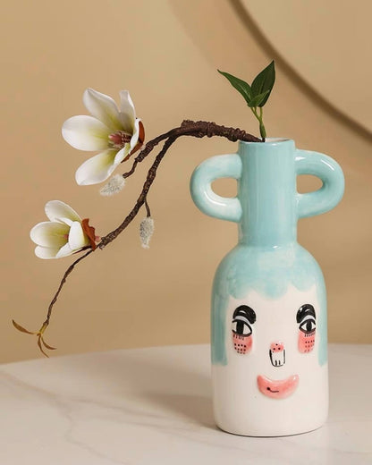 Hand-painted Whimsical Quirky Cute Dual-handle Vases by INSPECIAL HOME