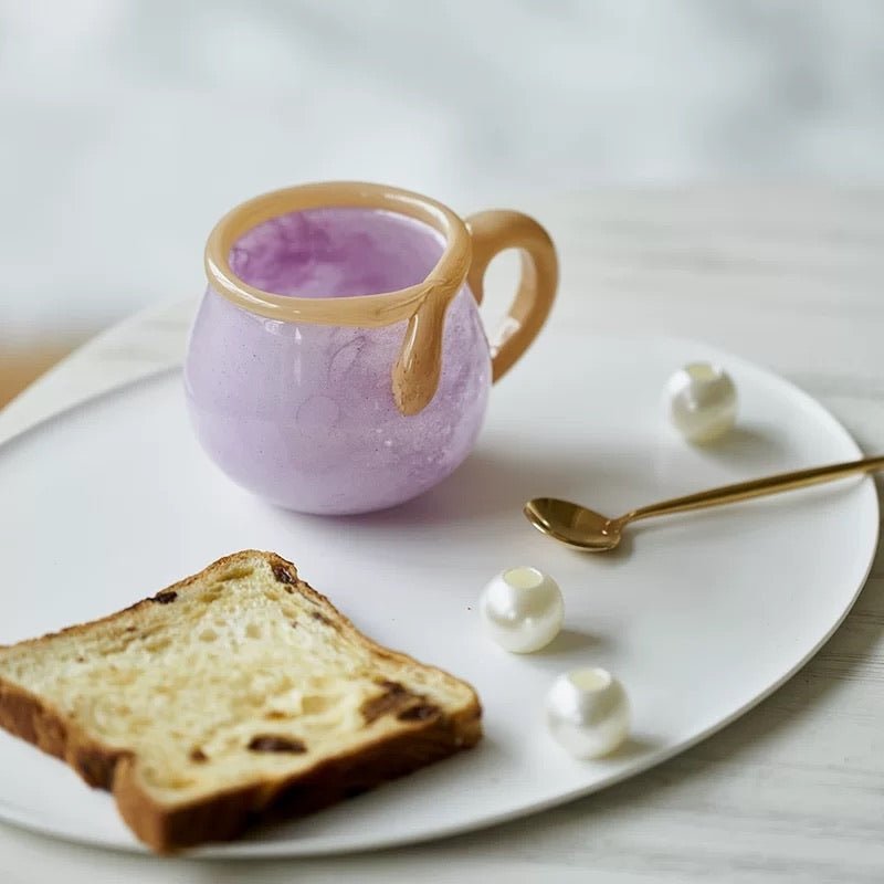 Handblown Bonbon Glass Mug, Dopamine Espresso Cups by INSPECIAL HOME