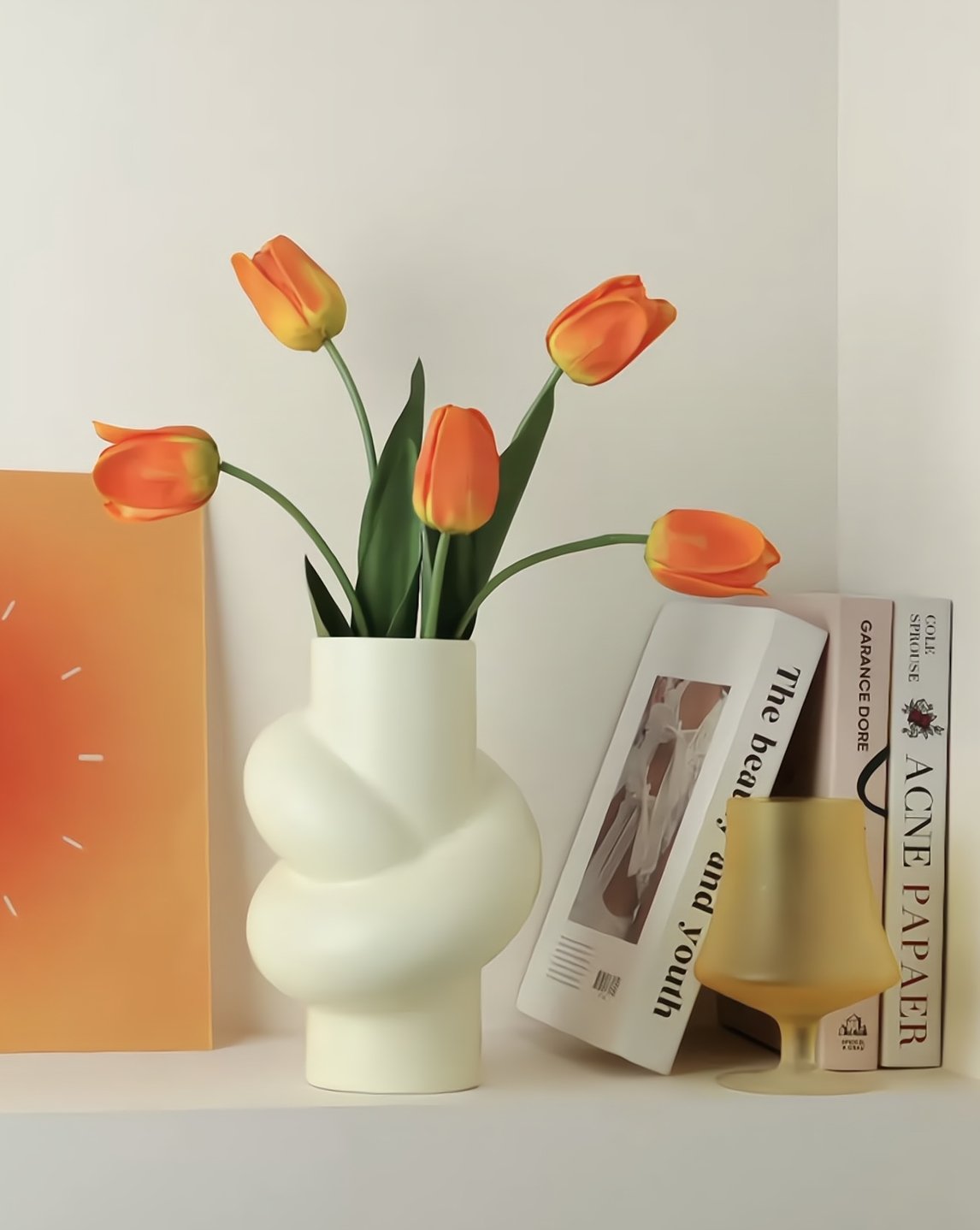 Handmade Ceramic Knot Vase - Decorative and Unique Modern Vase by INSPECIAL HOME