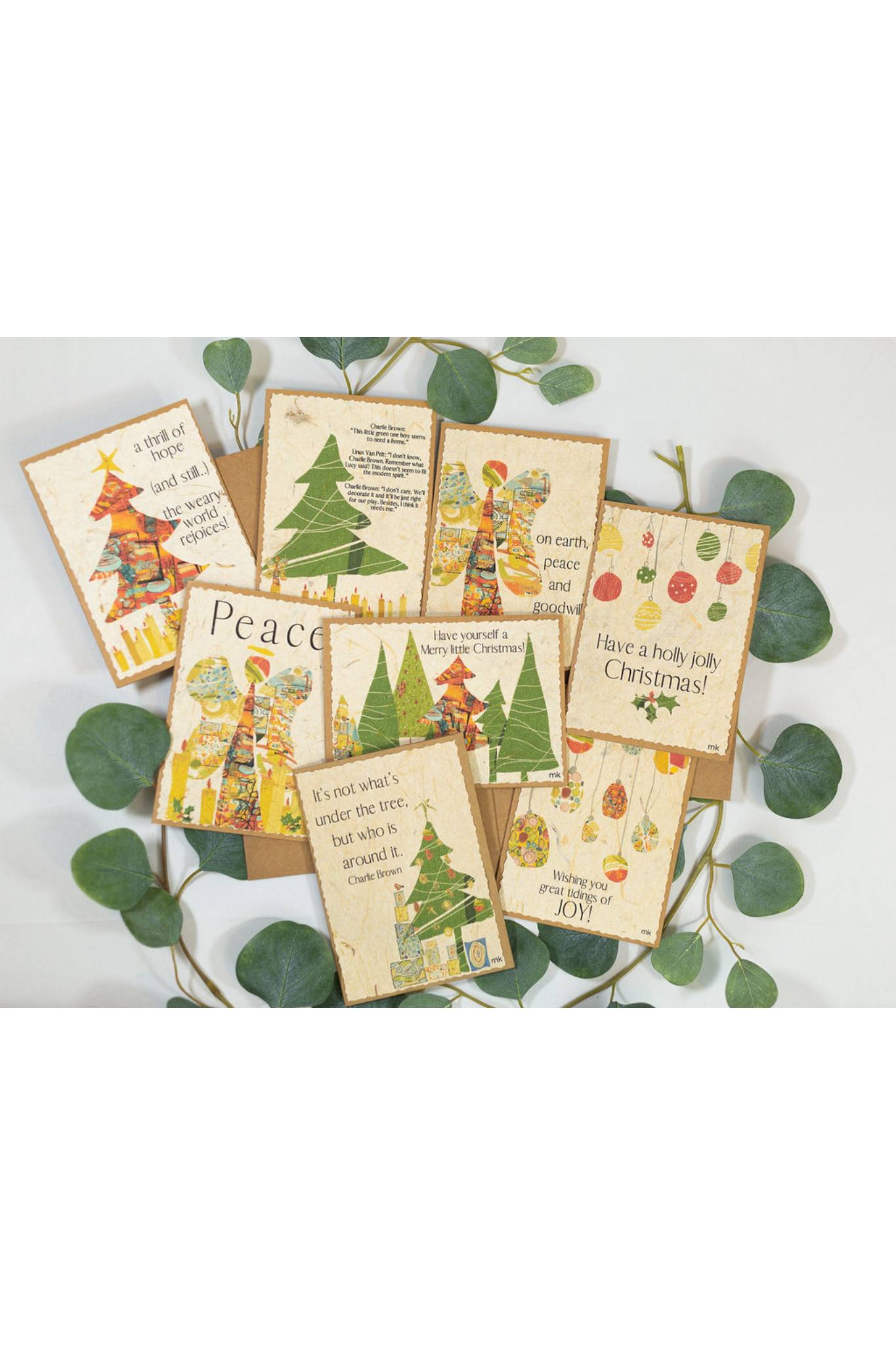 Banana Paper Christmas Cards by 2nd Story Goods