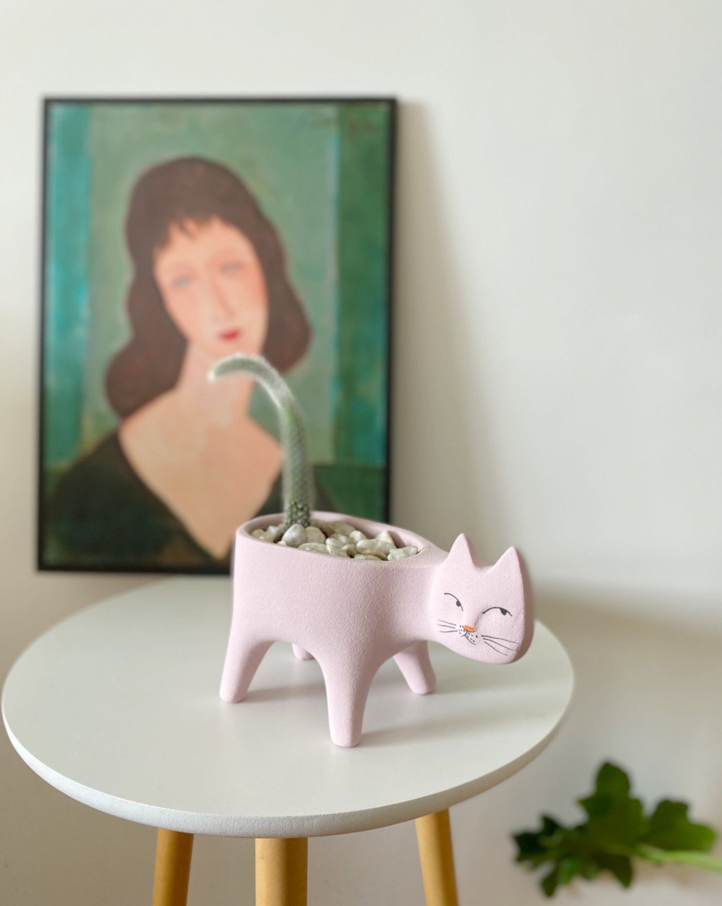 Handmade Pottery Cute Kitty Planters - Unique Planters for Indoor, Outdoor & Front Yard Garden by INSPECIAL HOME