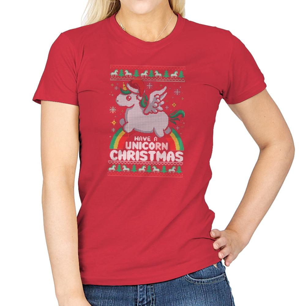 Have a Unicorn Christmas - Womens by RIPT Apparel