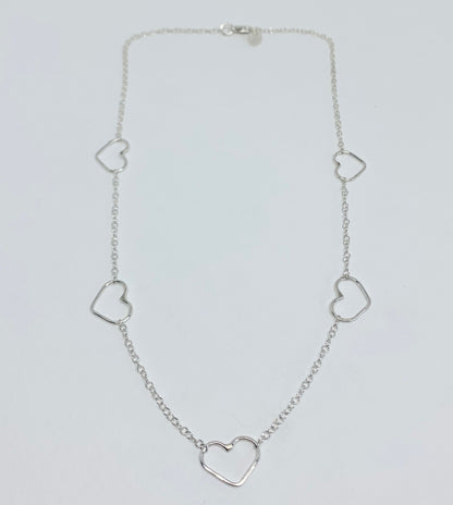 Heart Choker Necklace by Jennifer Cervelli Jewelry