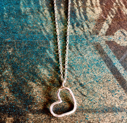 Heart Pendant Necklace by Jennifer Cervelli Jewelry