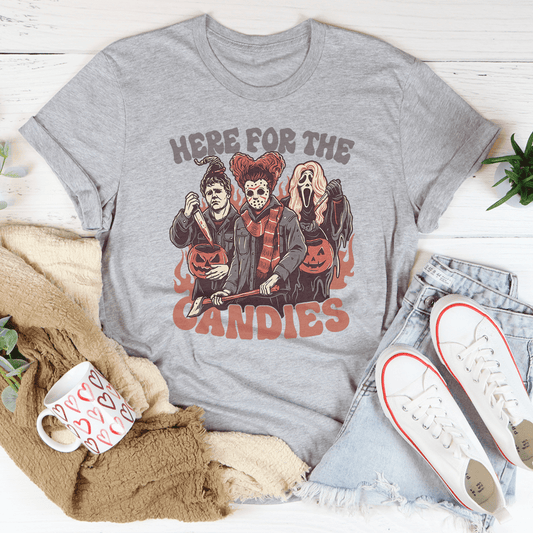 Here For The Candies Tee by shopmerchmallow