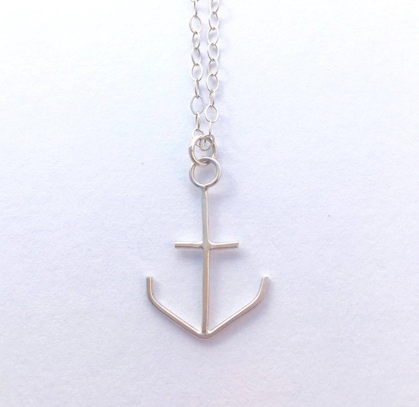 Anchor Necklace by Jennifer Cervelli Jewelry