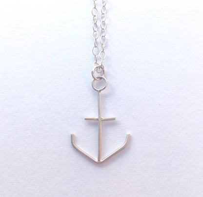 Anchor Necklace by Jennifer Cervelli Jewelry