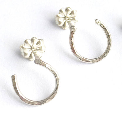 Lucky Horseshoe Stud Earrings by Jennifer Cervelli Jewelry