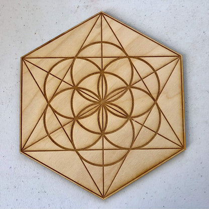 Seed of Life Crystal Grid by Zen and Meow