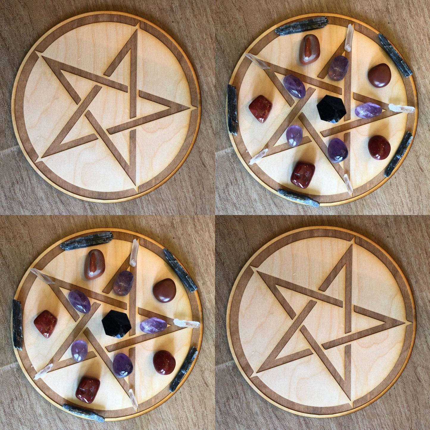 Pentagram Crystal Grid by Zen and Meow