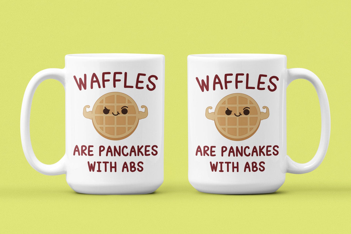 Waffles are Pancakes With Abs by Ink Pop