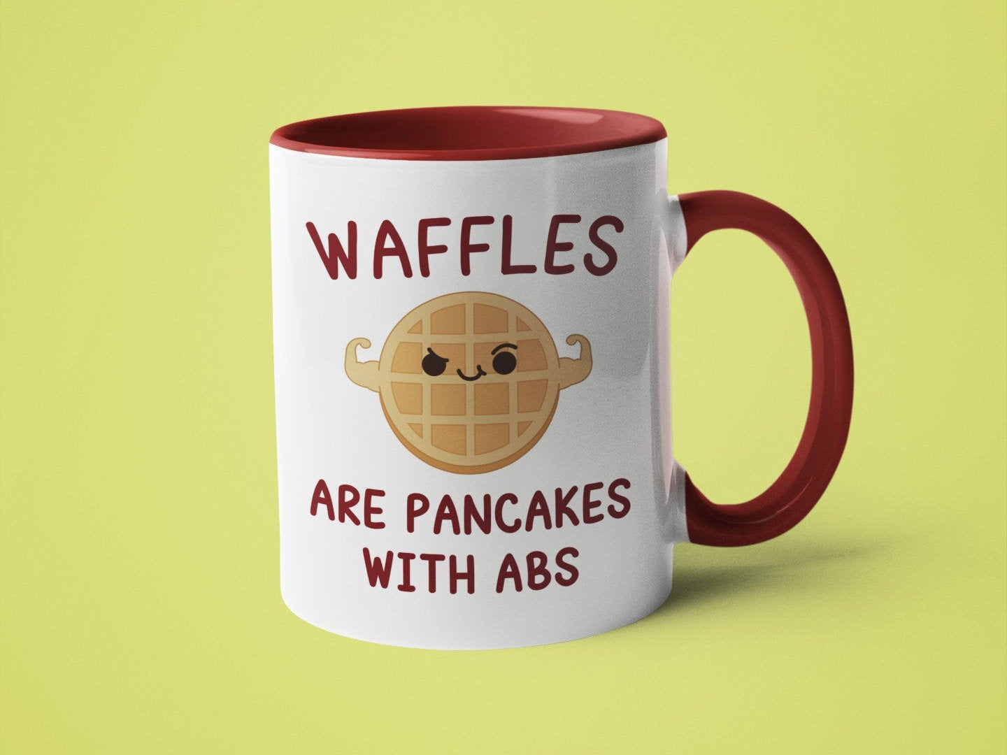 Waffles are Pancakes With Abs by Ink Pop