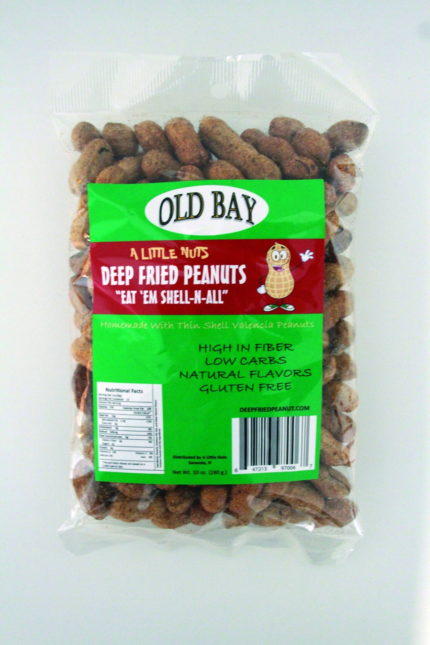 Old Bay Deep Fried Peanuts by A Little Nuts - Deep Fried Peanuts