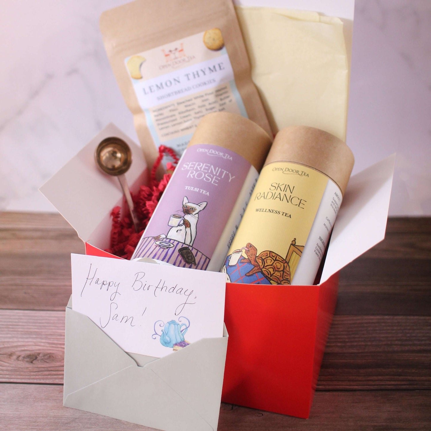 Custom Gift Box by Open Door Tea