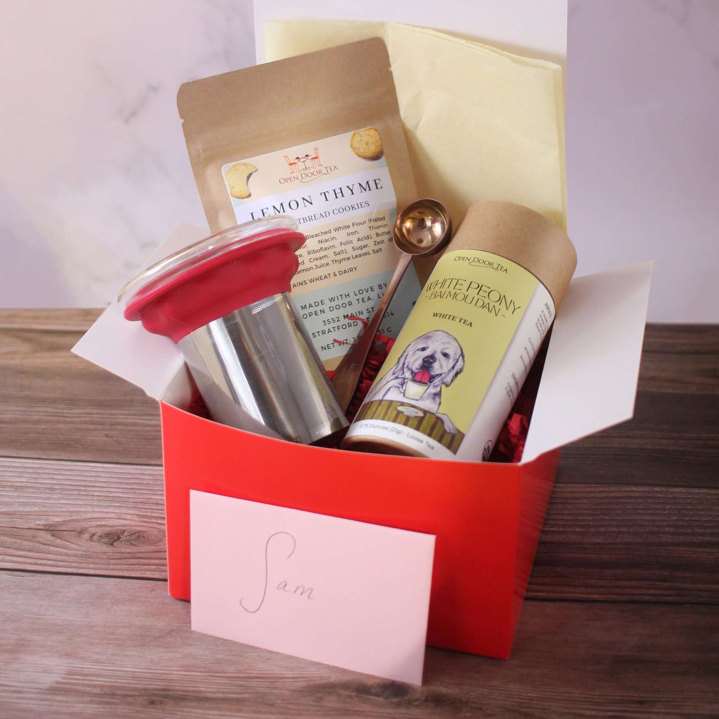 Custom Gift Box by Open Door Tea