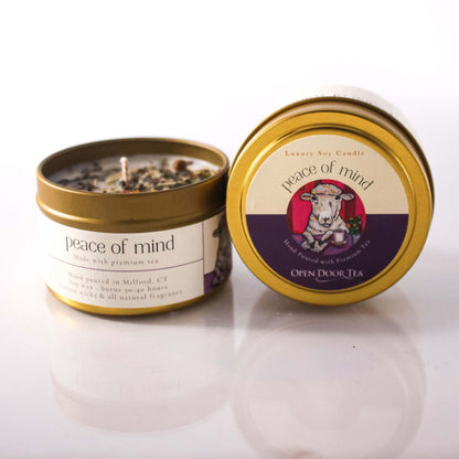 Tea-Infused Soy Candle by Open Door Tea